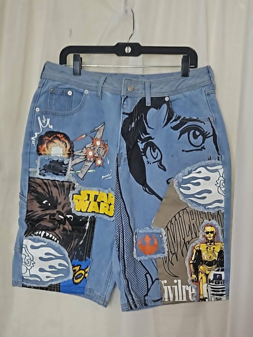Star Wars Civil Regime Denim Shorts